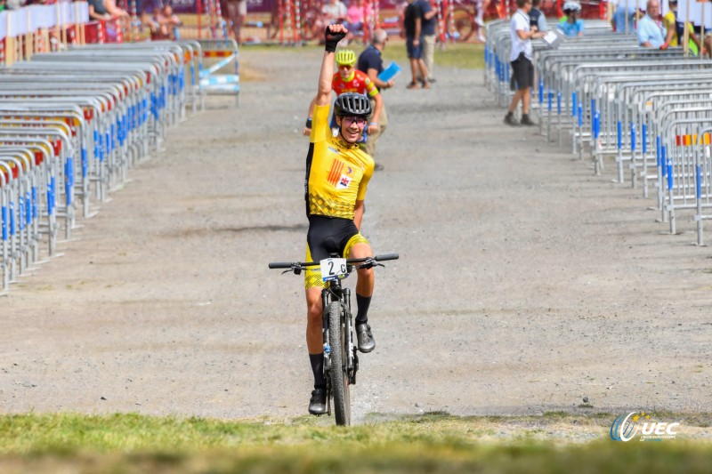 2024 UEC MTB Youth European Championships - Huskvarna - J?nk?ping (Sweden) 09/08/2024 - XCO Boys 14 - photo Tommaso Pelagalli/SprintCyclingAgency?2024